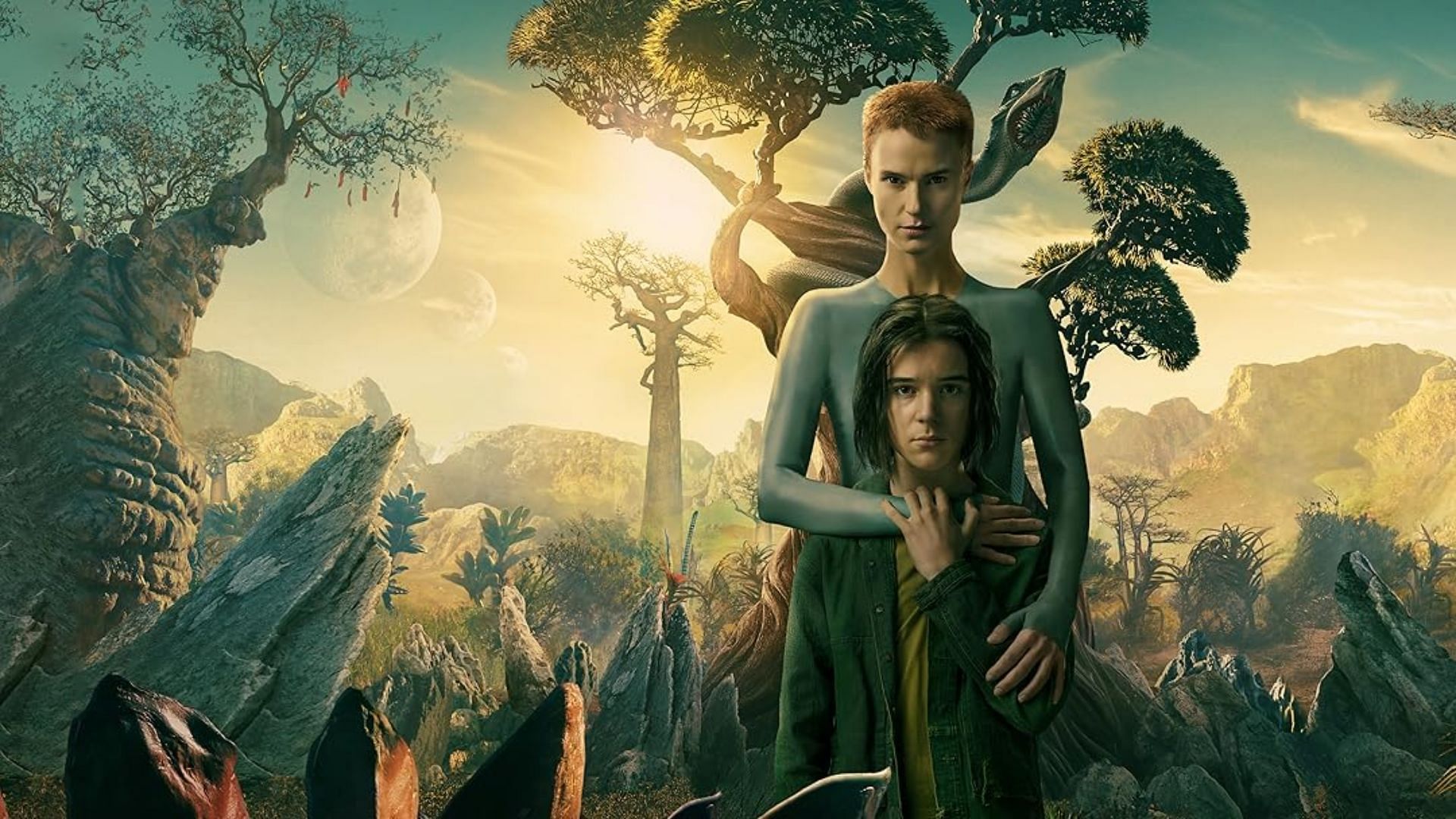 Raised by Wolves is set on an alien planet (Image via Apple TV)